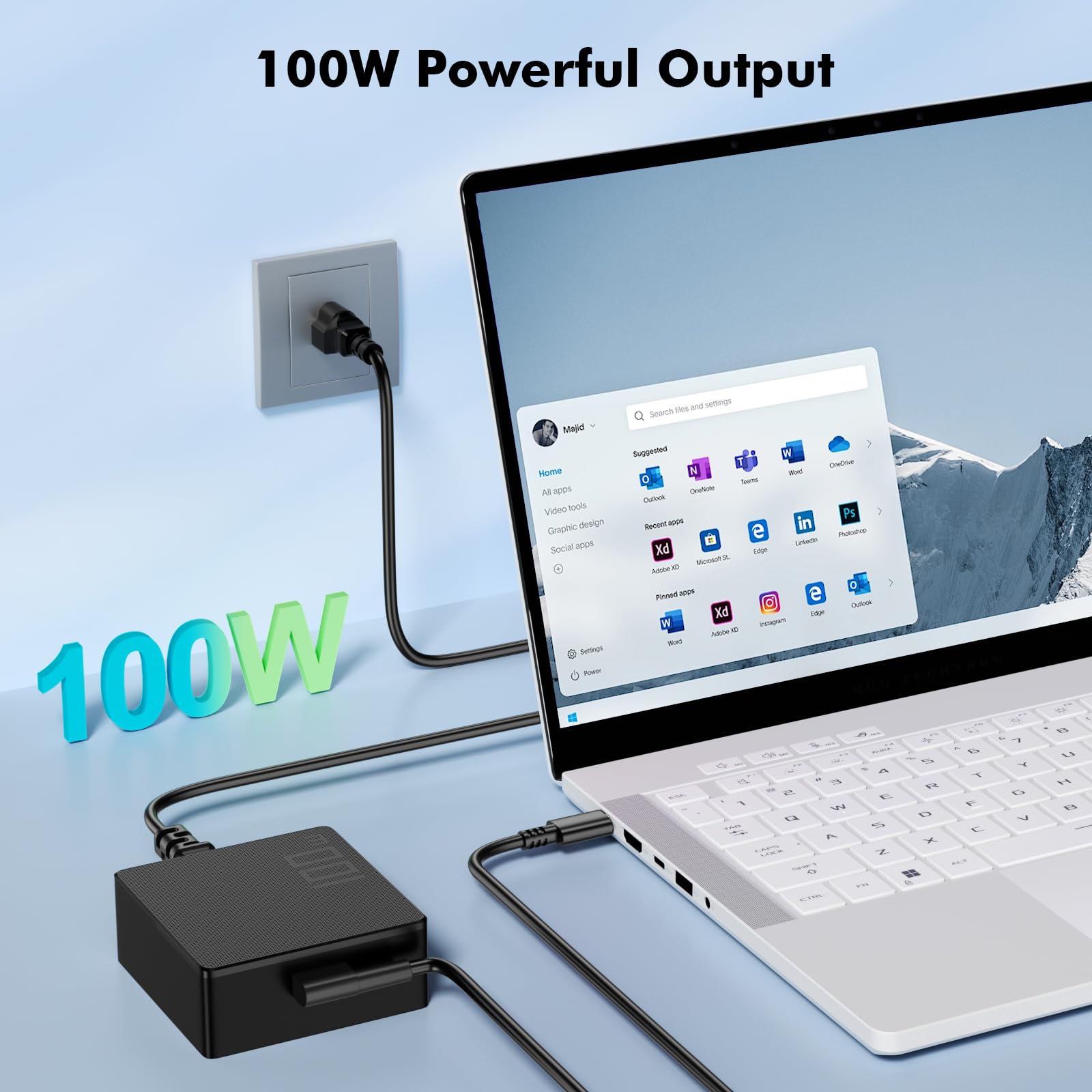 【非売品】ROG 100W USB-C ADAPTER Amazon.com: ROG 100W USB-C Charger for Asus ROG Strix G15 G513